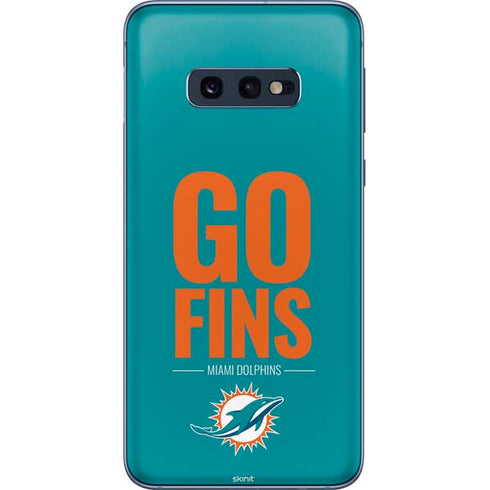 NFL Miami Dolphins Team Motto Galaxy S10e Skin