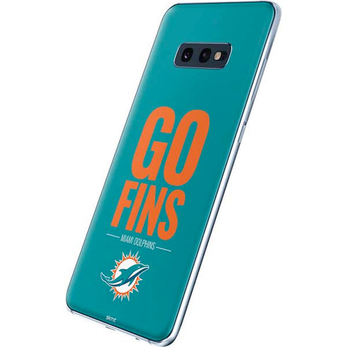 NFL Miami Dolphins Team Motto Galaxy S10e Skin