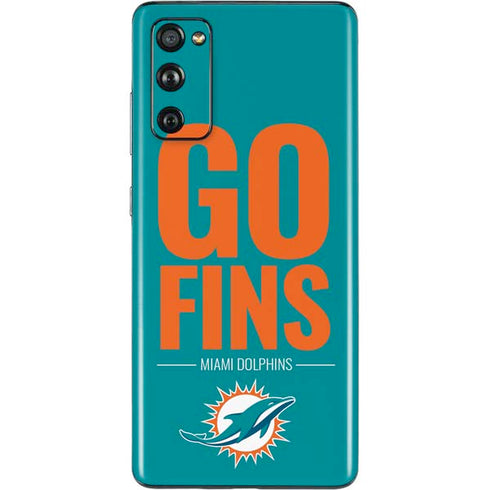 NFL Miami Dolphins Team Motto Galaxy S20 Fan Edition Skin