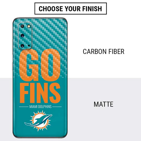 NFL Miami Dolphins Team Motto Galaxy S20 Skin