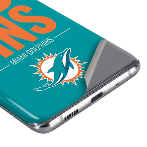 NFL Miami Dolphins Team Motto Galaxy S20 Skin