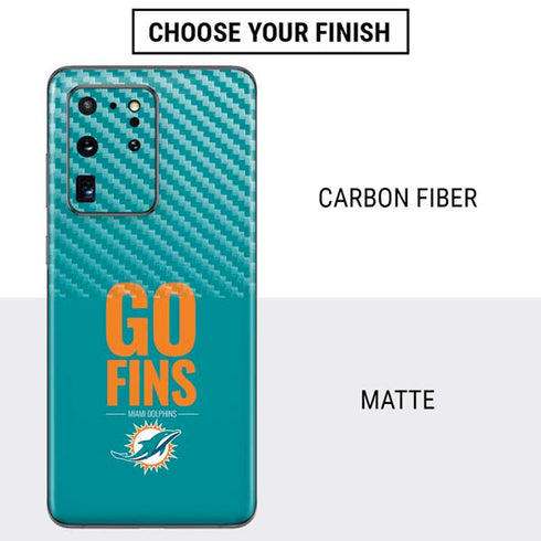 NFL Miami Dolphins Team Motto Galaxy S20 Ultra 5G Skin
