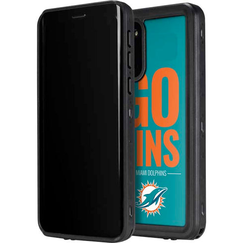 NFL Miami Dolphins Team Motto Galaxy S20 Waterproof Case