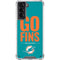 NFL Miami Dolphins Team Motto Galaxy S21 5G Clear Case