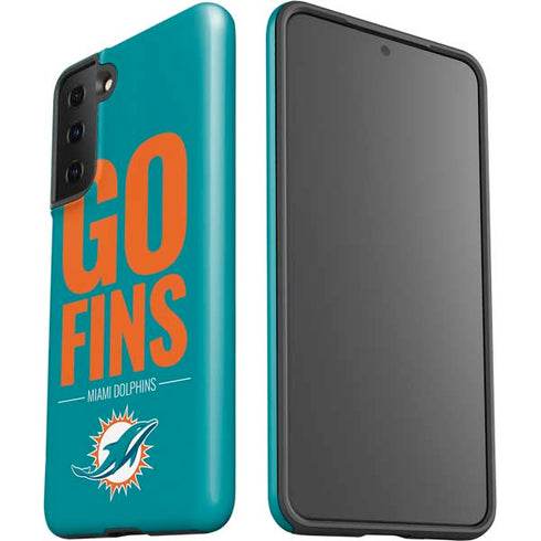 NFL Miami Dolphins Team Motto Galaxy S21 FE Pro Case