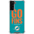 NFL Miami Dolphins Team Motto Galaxy S21 Plus 5G Clear Case