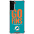 NFL Miami Dolphins Team Motto Galaxy S22 Plus Clear Case