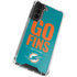 NFL Miami Dolphins Team Motto Galaxy S22 Plus Clear Case