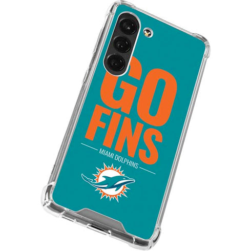NFL Miami Dolphins Team Motto Galaxy S23 Clear Case
