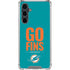 NFL Miami Dolphins Team Motto Galaxy S23 FE Clear Case