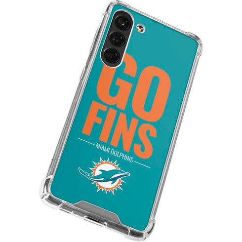 NFL Miami Dolphins Team Motto Galaxy S23 Plus Clear Case