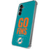 NFL Miami Dolphins Team Motto Galaxy S24 Plus Clear Case