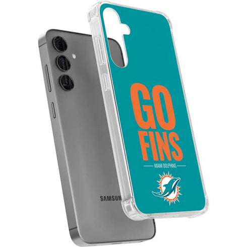 NFL Miami Dolphins Team Motto Galaxy S24 Plus Clear Case