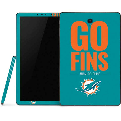 NFL Miami Dolphins Team Motto Samsung Galaxy Tab Skin