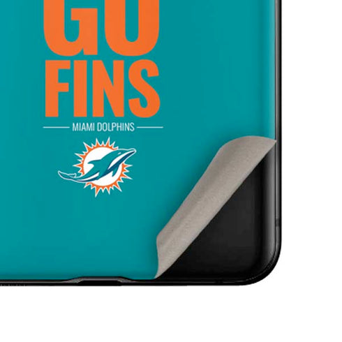 NFL Miami Dolphins Team Motto Galaxy Z Flip Skin