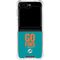 NFL Miami Dolphins Team Motto Galaxy Z Flip5 5G Clear Case