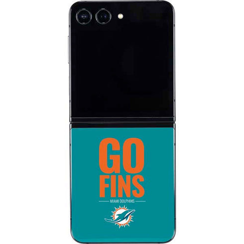 NFL Miami Dolphins Team Motto Galaxy Z Flip5 5G Skin