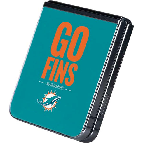 NFL Miami Dolphins Team Motto Galaxy Z Flip5 5G Skin
