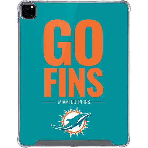 NFL Miami Dolphins Team Motto iPad Pro 12.9in (2020) Clear Case