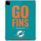 NFL Miami Dolphins Team Motto iPad Pro 12.9in (2020) Clear Case