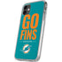 NFL Miami Dolphins Team Motto iPhone 11 Clear Case
