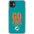 NFL Miami Dolphins Team Motto iPhone 11 Clear Case
