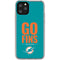 NFL Miami Dolphins Team Motto iPhone 11 Pro Clear Case