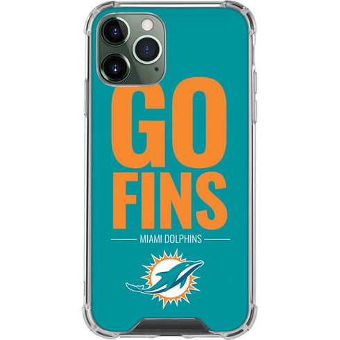 NFL Miami Dolphins Team Motto iPhone 11 Pro Max Clear Case