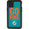 NFL Miami Dolphins Team Motto iPhone 11 Pro Max Waterproof Case