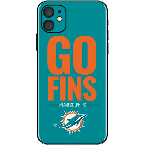 NFL Miami Dolphins Team Motto iPhone 11 Skin