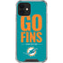 NFL Miami Dolphins Team Motto iPhone 12 Clear Case