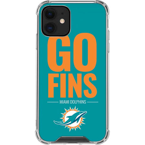 NFL Miami Dolphins Team Motto iPhone 12 Mini Clear Case