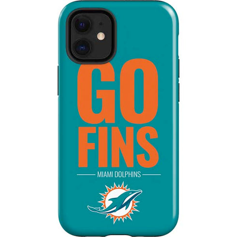 NFL Miami Dolphins Team Motto iPhone 12 Mini Impact Case