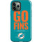 NFL Miami Dolphins Team Motto iPhone 12 Pro Impact Case