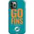 NFL Miami Dolphins Team Motto iPhone 12 Pro Max Impact Case