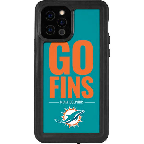 NFL Miami Dolphins Team Motto iPhone 12 Pro Waterproof Case