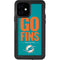 NFL Miami Dolphins Team Motto iPhone 12 Waterproof Case