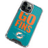 NFL Miami Dolphins Team Motto iPhone 13 Pro Clear Case