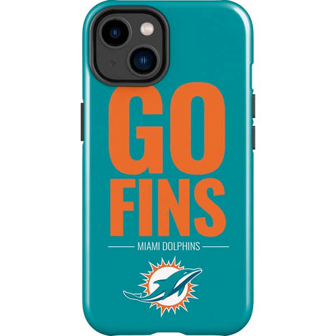 NFL Miami Dolphins Team Motto iPhone 15 Plus Impact Case
