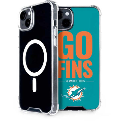 NFL Miami Dolphins Team Motto iPhone 15 Plus MagSafe Case
