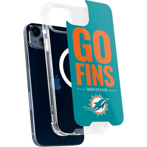 NFL Miami Dolphins Team Motto iPhone 15 Plus MagSafe Case