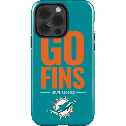 NFL Miami Dolphins Team Motto iPhone 15 Pro Impact Case