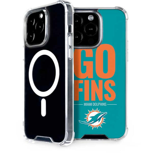 NFL Miami Dolphins Team Motto iPhone 14 Pro MagSafe Case