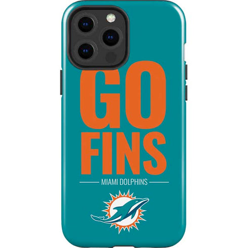 NFL Miami Dolphins Team Motto iPhone 15 Pro Max Impact Case