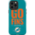 NFL Miami Dolphins Team Motto iPhone 15 Pro Max Impact Case