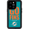 NFL Miami Dolphins Team Motto iPhone 14 Pro Waterproof Case