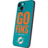 NFL Miami Dolphins Team Motto iPhone 14 Skin