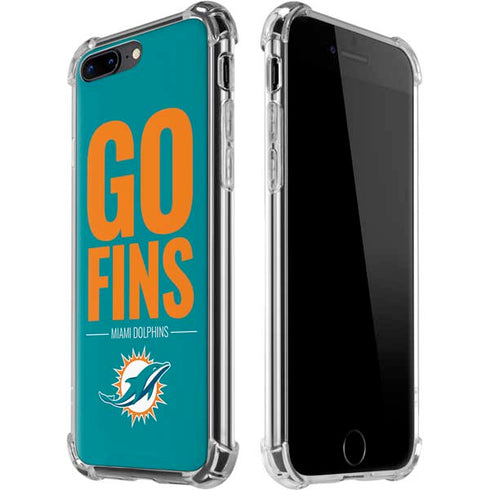 NFL Miami Dolphins Team Motto iPhone 7/8 Plus Clear Case