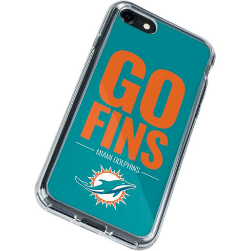 NFL Miami Dolphins Team Motto iPhone SE (2nd & 3rd Gen) Clear Case