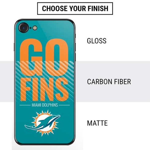 NFL Miami Dolphins Team Motto iPhone SE (2nd & 3rd Gen) Skin